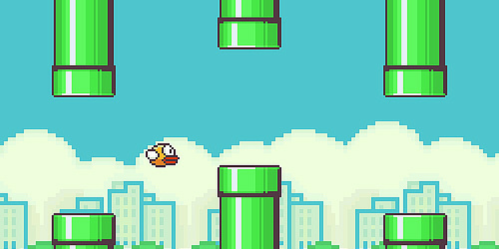 Screenshot of flappy bird